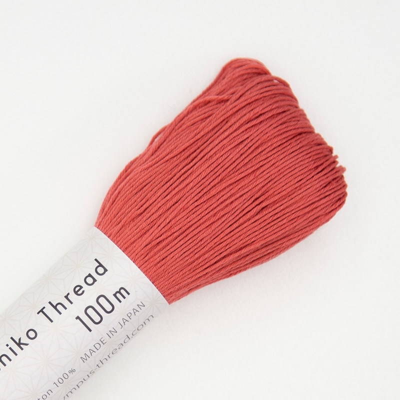 Sashiko Thread  100m Coral ST-126