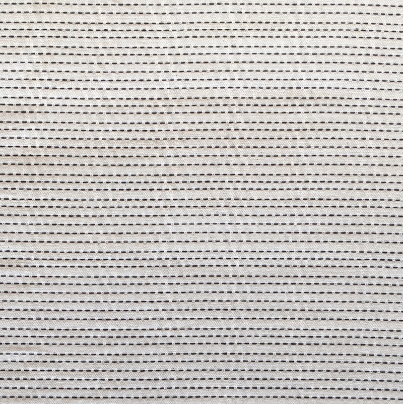 Sashiko Stitched Cotton Fabric - Ecru - SIM-1-AA
