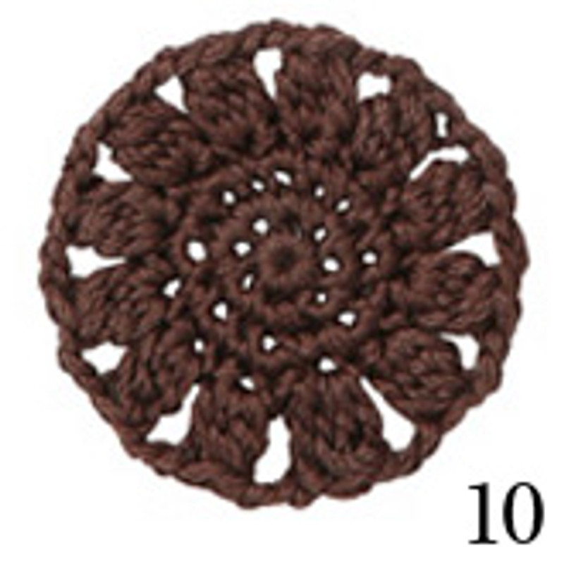 Crochet Thread Cotton Cuore Woodland Brown CC-10