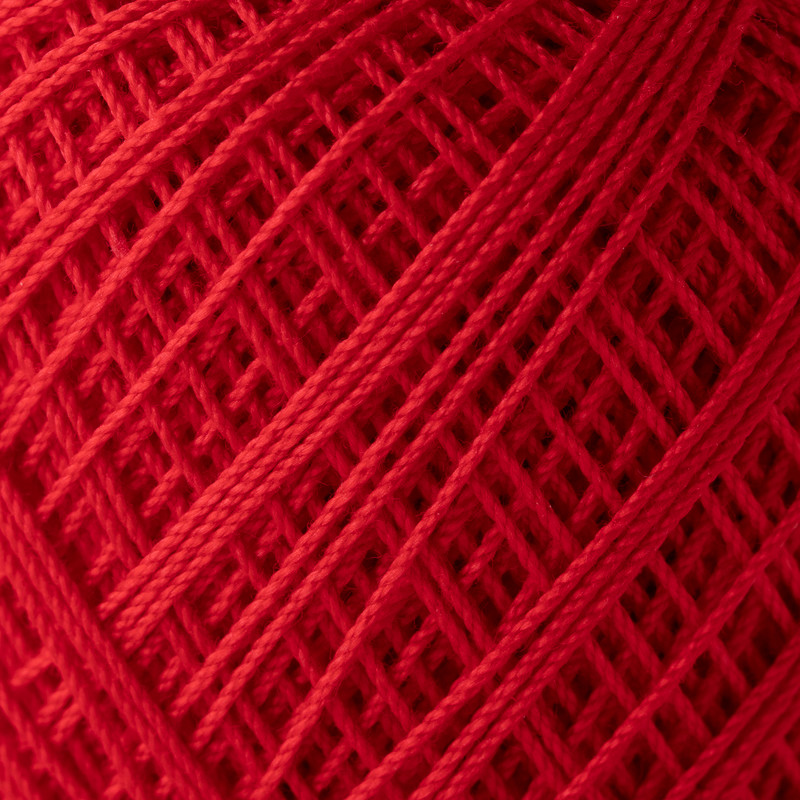 Crochet Thread Gold Label Bright Red GL-700 Crochet Thread Gold Label Bright Red GL-700