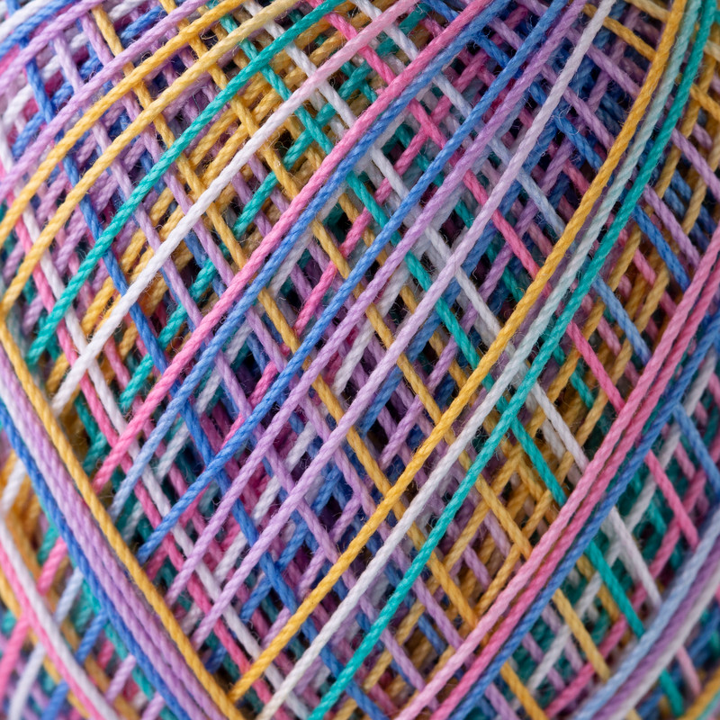 Crochet Thread Gold Label Mixed Multicoloured GL-M8