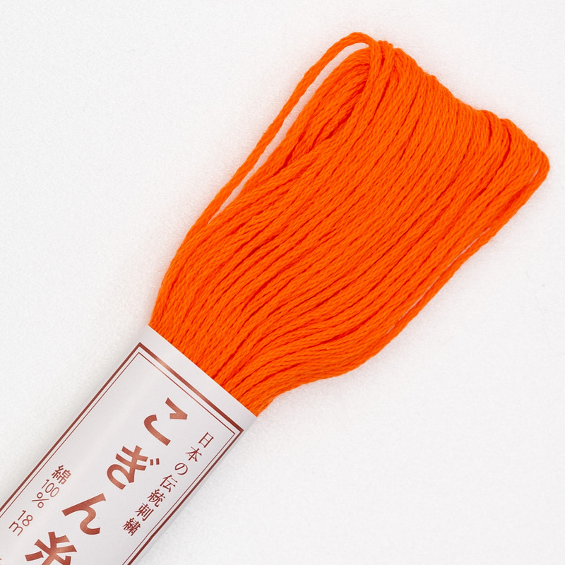 Kogin Thread 18mt Fluoro Orange KT-173