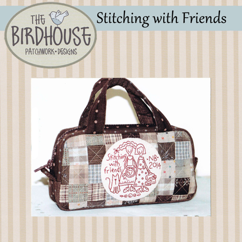 Stitching with Friends Zip Case BPD-D299