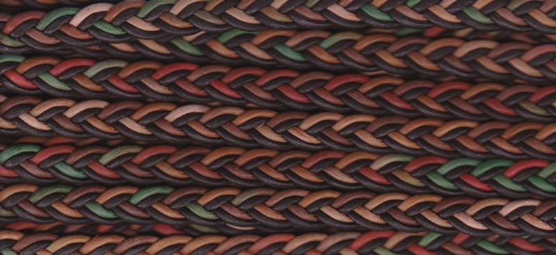 Multi Coloured Plaited Cording BT-1552-25-205