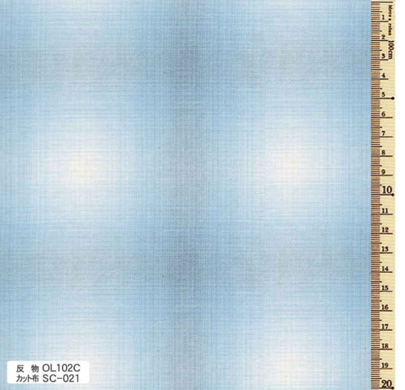 Yarn Dyed - Sakizome Momen Fabric Original 102C Light Blue OL102C