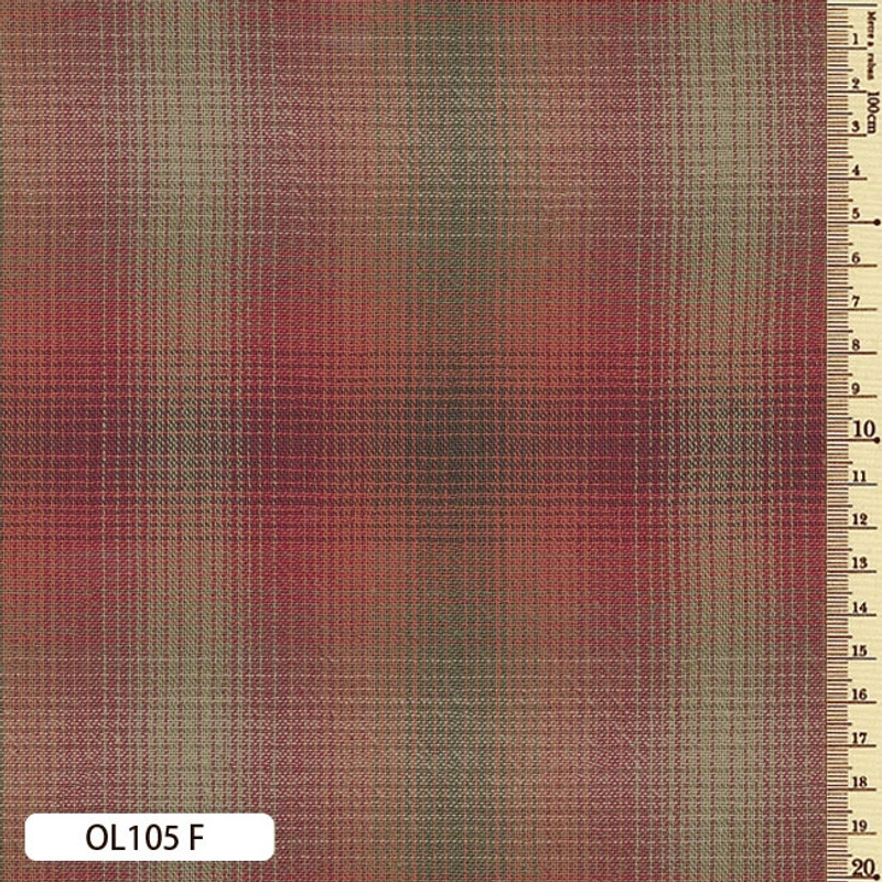 Sakizome Momen Fabric Original 105F Red OL105F