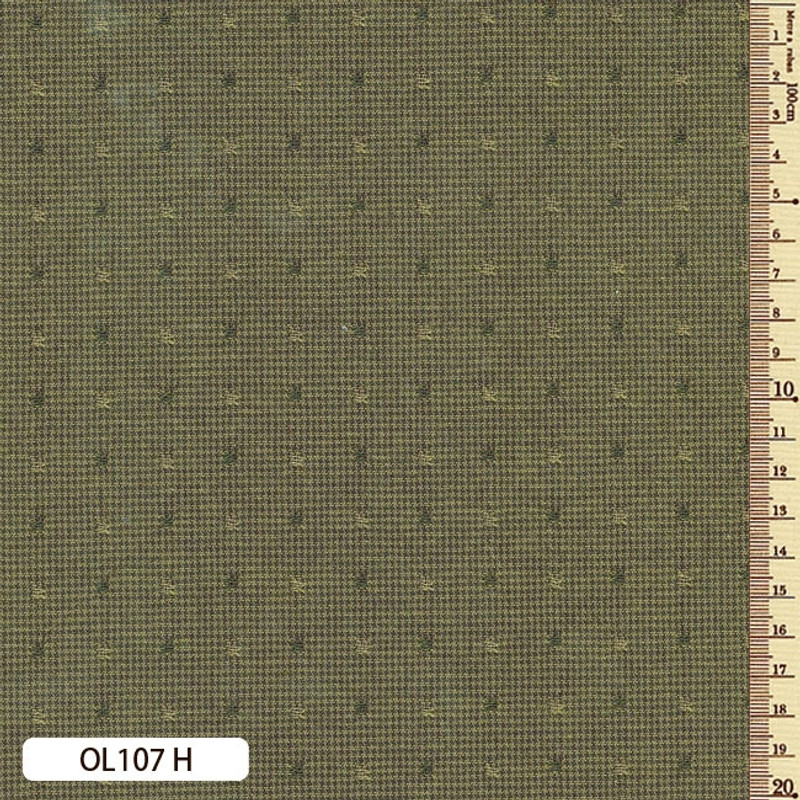 Yarn Dyed - Sakizome Momen Fabric Original 107H Green OL107H Yarn Dyed - Sakizome Momen Fabric Original 107H Green OL107H