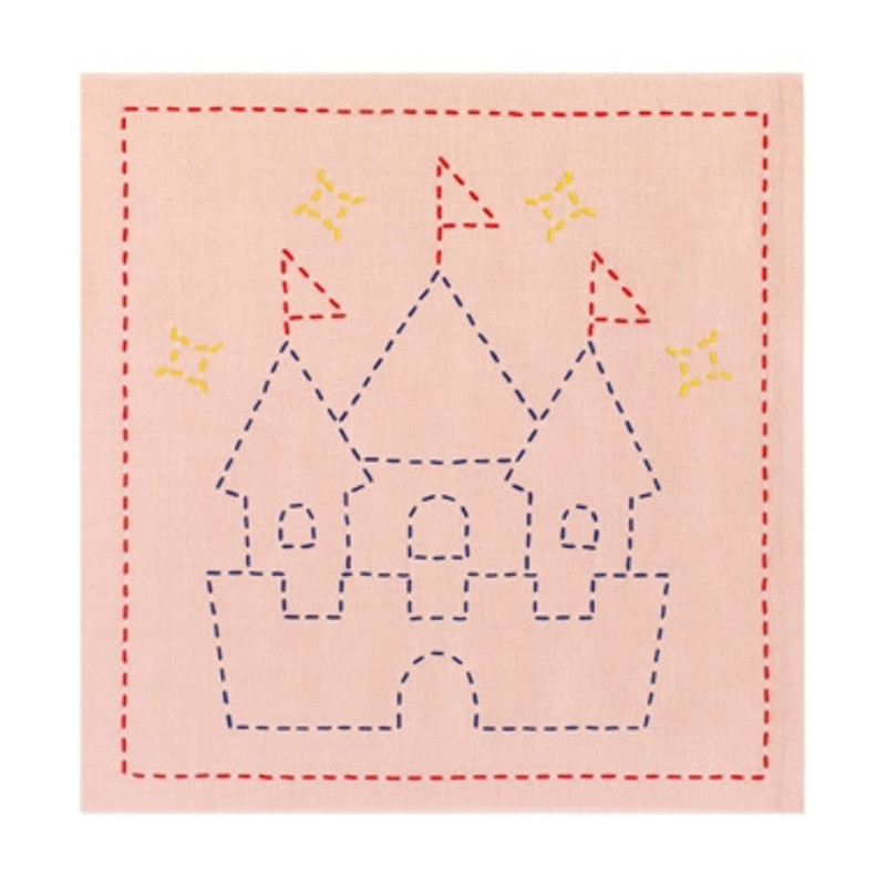 Sashiko Sampler Kit Castle SSKC-279  Sashiko Sampler Kit Castle SSKC-279