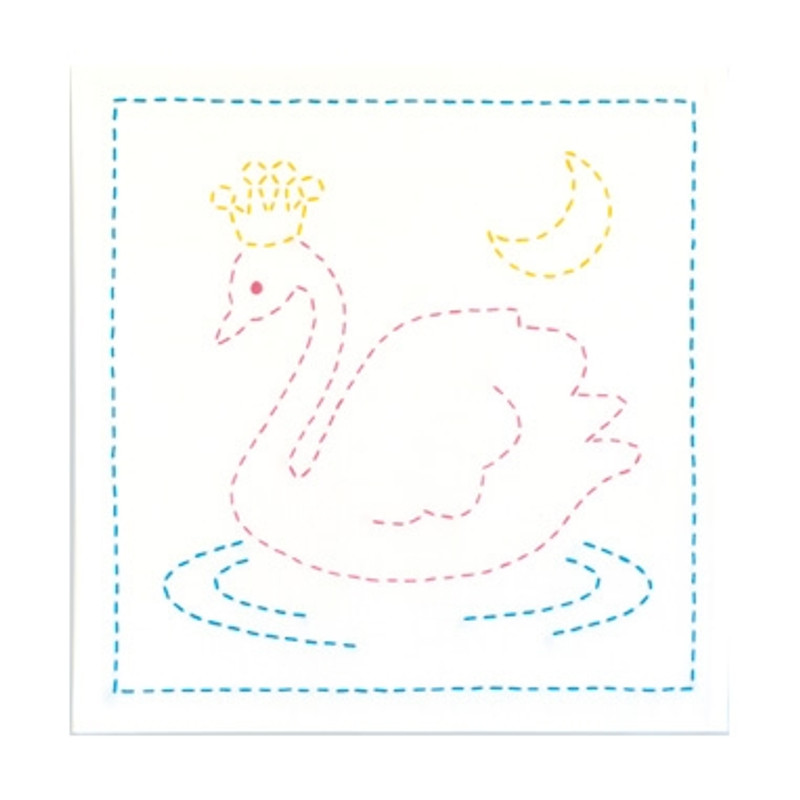 Sashiko Sampler Kit Swan Princess SSKC-280 Sashiko Sampler Kit Swan Princess SSKC-280