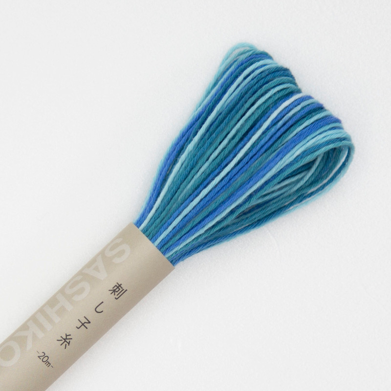 Sashiko Thread 20m Variegated Multi ST-72