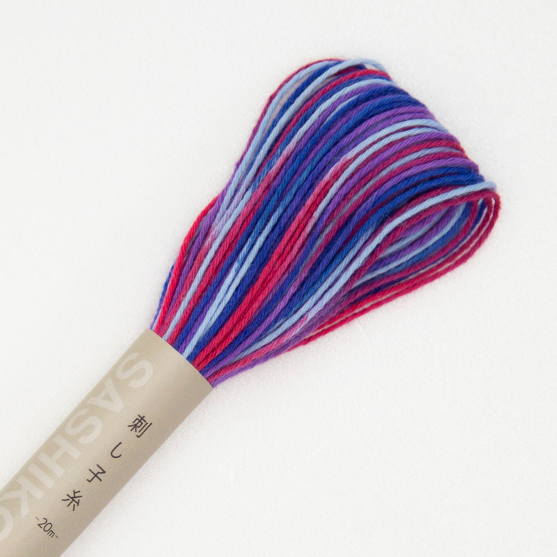 Sashiko Thread 20m Variegated Purple ST-76