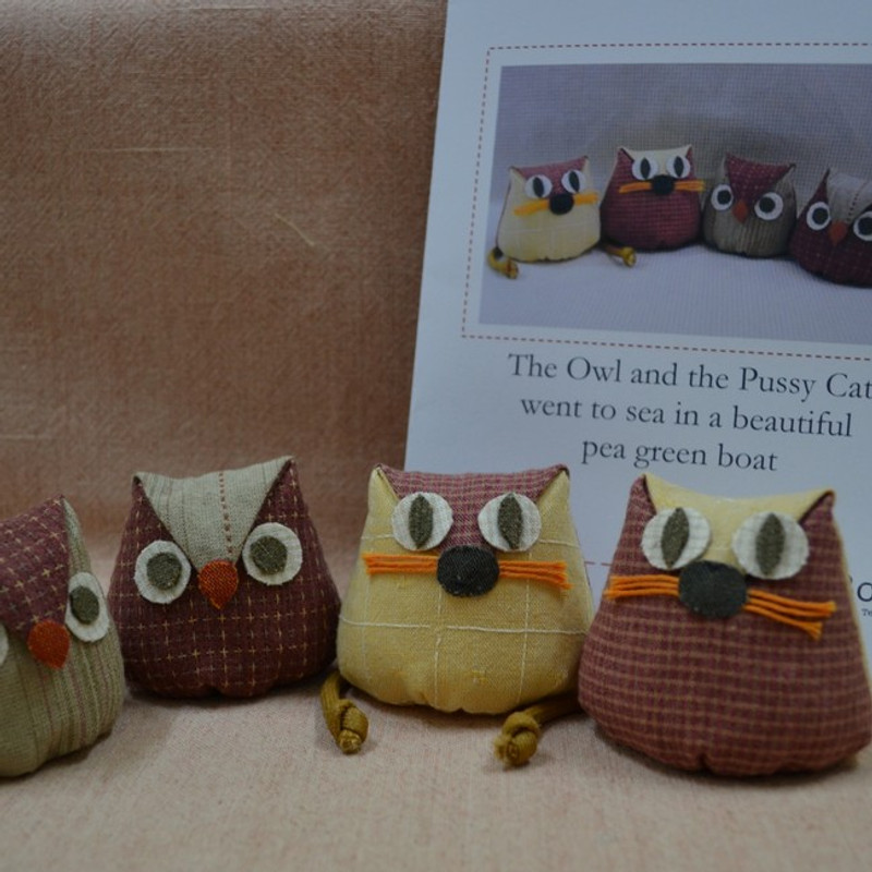 The Owl & the Pussycat Pattern PTOP-0831 The Owl & the Pussycat Pattern PTOP-0831