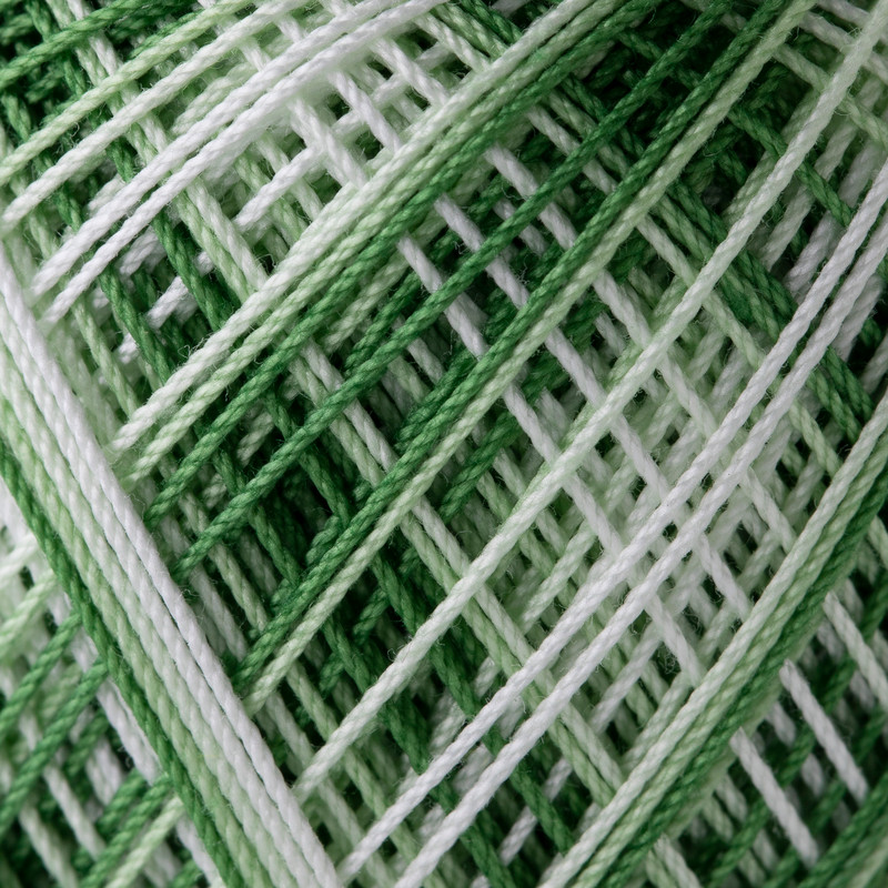 Crochet Thread Gold Label Shaded Forest Green GLS-19B