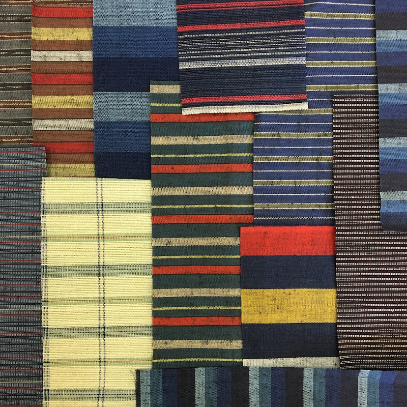 Boro Inspired Fabric Pack Woven Stripes FP-BN16