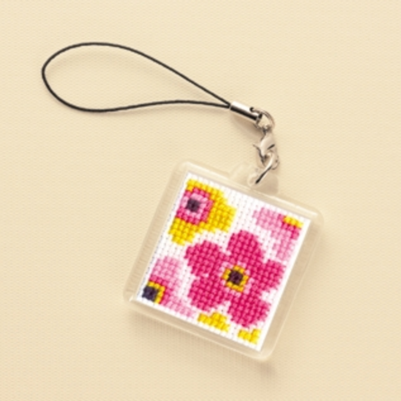 Cross Stitch Kit Strap Flowers KST-28