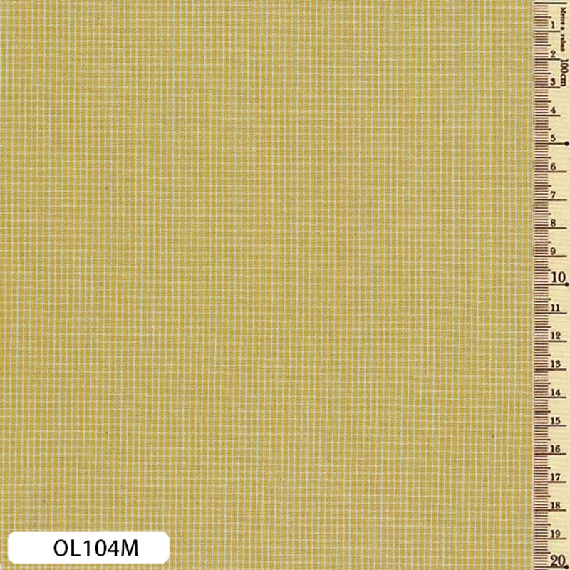 Yarn Dyed - Sakizome Momen Fabric Original Sand OL104M