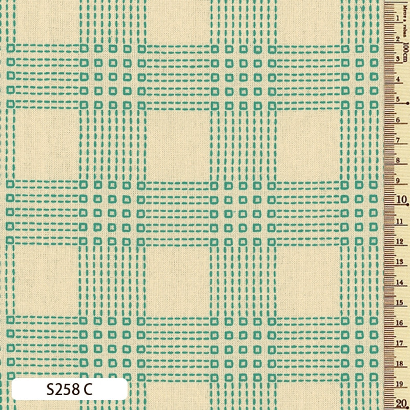 Sakizome Momen Fabric Sashiko Stitch S258C 