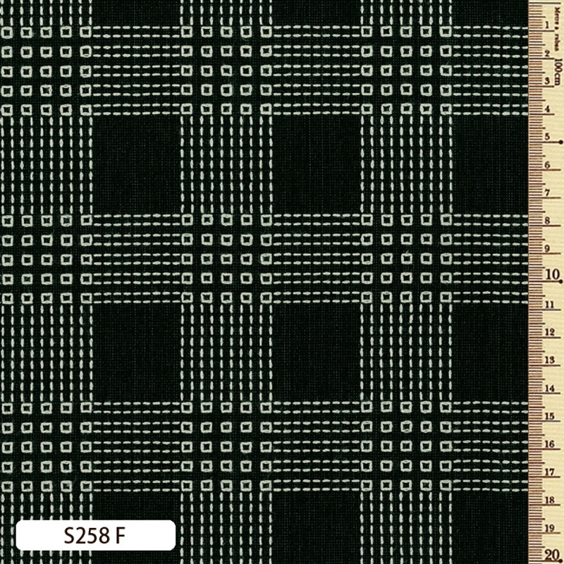 Sakizome Momen Fabric Sashiko Stitch S258F Sakizome Momen Fabric Sashiko Stitch S258F