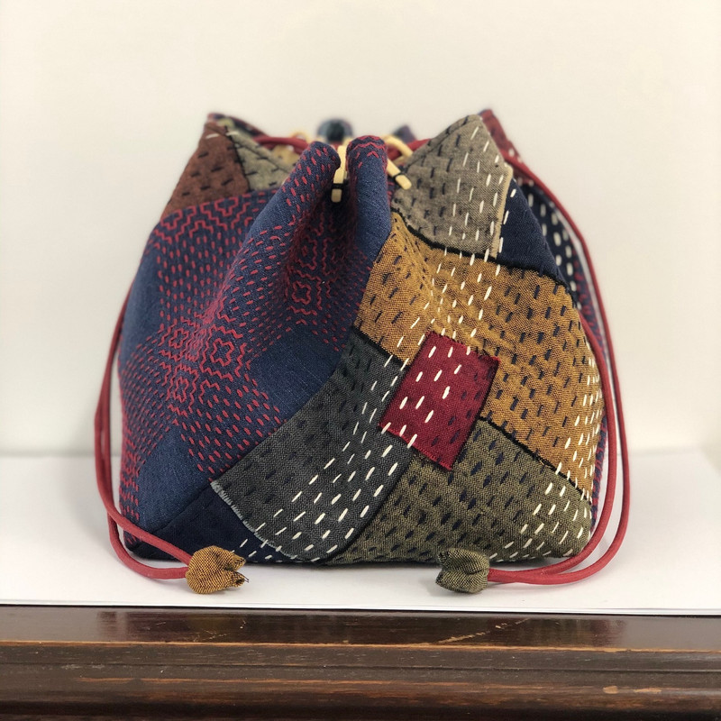 Reversible Boro Box Bag Reversible Boro Box Bag