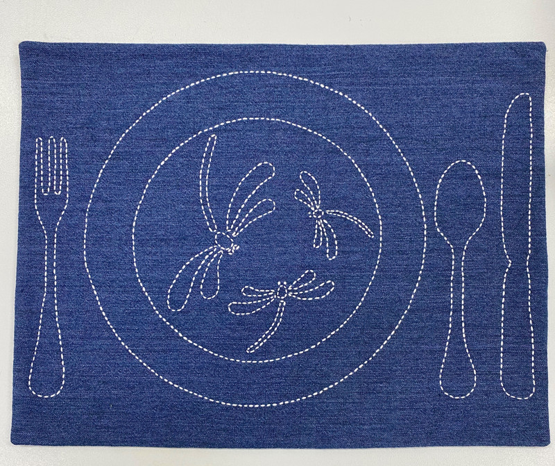 Sashiko Placemat Pattern (3 designs)