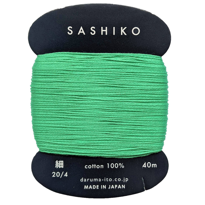 Sashiko Thread 40m Fine Jade Green DST207