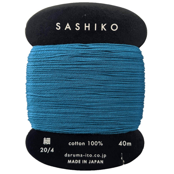 Sashiko Thread 40m - Fine - Ocean Blue DST-224