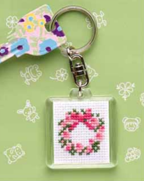 Cross Stitch Kit Key Ring Crown KS-16 BeBe Bold: Japanese