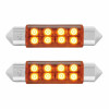 8 SMD High Power Micro LED 211-2 Light Bulb - Amber
