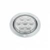 7 LED 4" Round SS Flange Light (Stop, Turn & Tail) - Red LED/Clear Lens