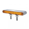 Amber/Red Chrome 6 1/2" Double Face Light Bar