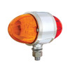 17 Led Double Face Watermelon Dual Function Auxiliary Light - Amber & Red