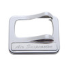 Chrome Peterbilt Rocker Switch Cover - "Air Suspension" Stainless Steel Plaque