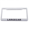 Chrome Plastic License Frame - Largecar