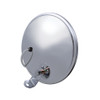 Stainless 8 1/2" Heated Convex Mirror - 320R - Offset Stud