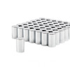 33mm x 3-1/2" Chrome Cylinder Nut Cover - Push-On (60 Pack)