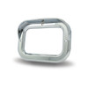 Square Chrome "Screw On" Bezel with Visor