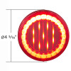33 LED 4" Round Lumos X-Series (Stop, Turn & Tail) - Red
