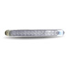 Chrome Auxiliary Stop, Turn & Tail LED Light Strip - Clear Amber (13 Diodes)