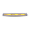 17" Chrome Auxiliary LED Strip - Amber