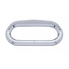 Chrome Plastic Oval Bezel W/ Visor