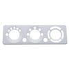 Stainless Steel 2006+ Peterbilt A/C Control Plate