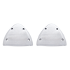 Polished Aluminum Headlight Turn Signal Cover - Pair