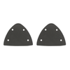 Polished Aluminum Headlight Turn Signal Cover - Pair