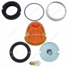 Cab Light Conversion Kit W/ Amber Watermelon Glass Lens - 1156 Single Contact Base