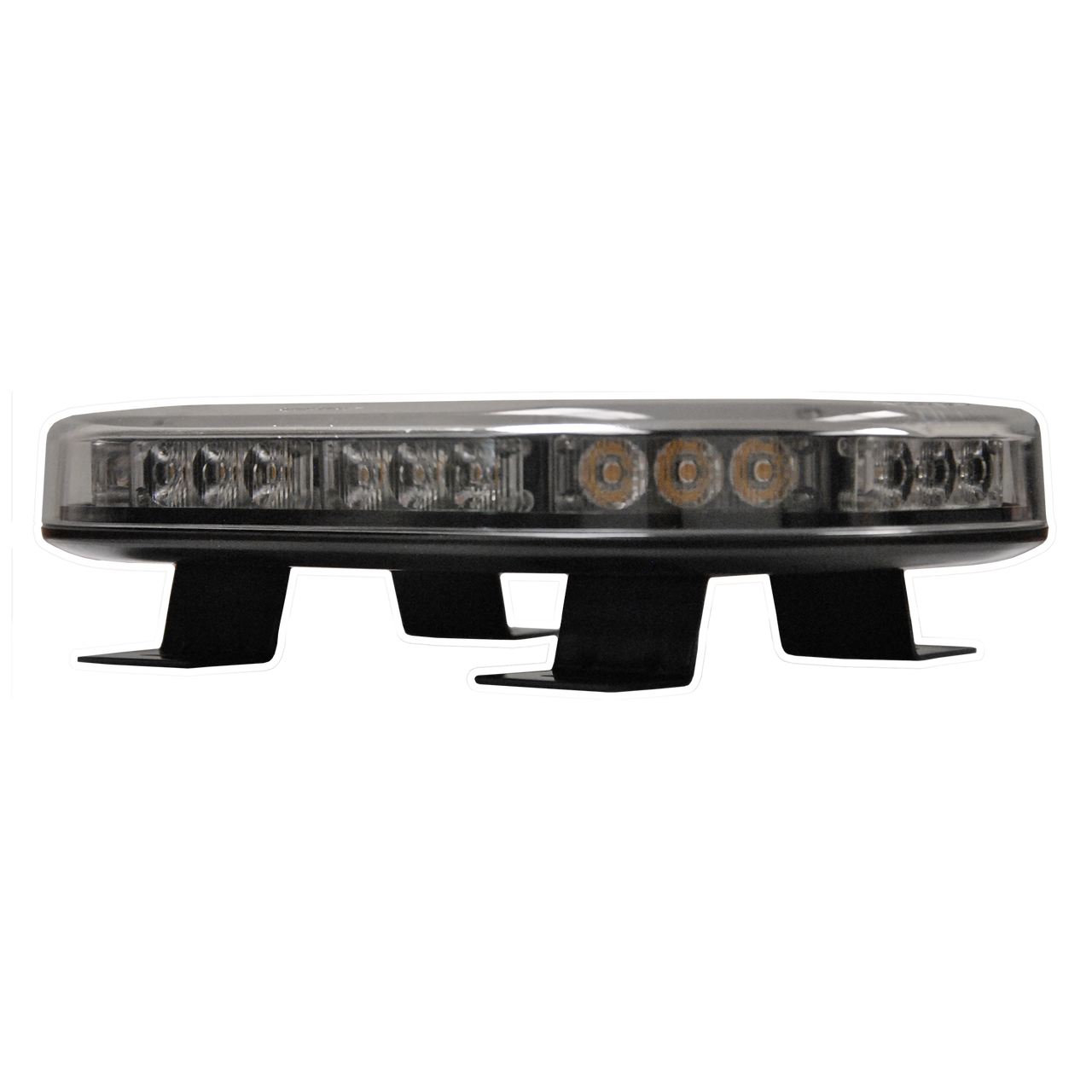Abrams SAE Class-1 Bold 12 Amber 36W LED Grille/Warning Light - 12x3W LEDs, 37+ Flash Patterns, Waterproof