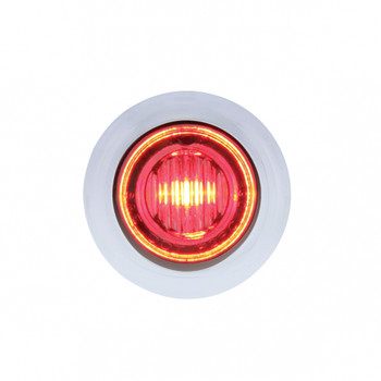 3 LED 3/4" "DOUBLE FURY" Dual Color Mini Clearance/Marker Light - Red LED/Blue LED