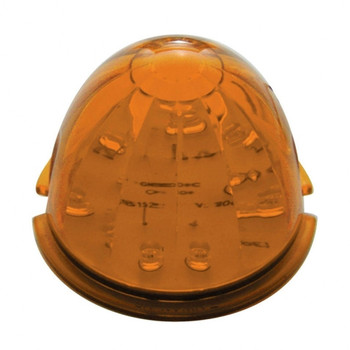 17 Amber Led Round Watermelon Dual Function Auxiliary/Cab Light 17 Amber Led Round Watermelon Dual Function Auxiliary/Cab Light