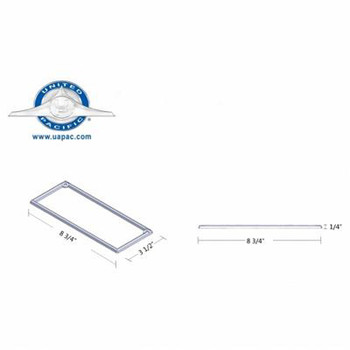 Chrome 2002-2005 Kenworth A/C & Heater Panel Bezel Chrome 2002-2005 Kenworth A/C & Heater Panel Bezel