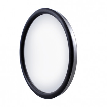 Stainless 8 1/2" Convex Mirror - 320R - Offset Stud Stainless 8 1/2" Convex Mirror - 320R - Offset Stud