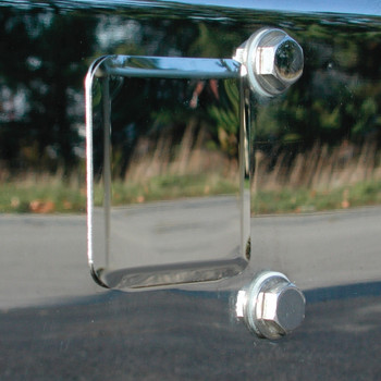 Stainless Boltless Tow Hole Cover -Universal w/ 2" Receiver